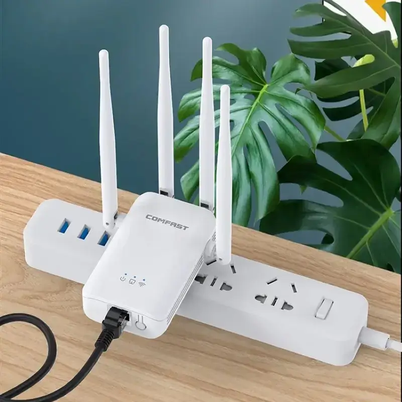 Répéteur wifi comfast 4 antennes